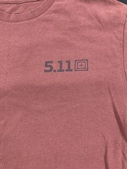 5.11 Shirt Mens Medium Red No Rucks Given Skeleton Tactical Graphic Tee Top