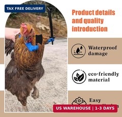 3PCS 3D Printed Chicken Arm to Put on Chickens, 16PCS Funny Chicken Hands Neck T