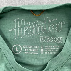 Howler Brothers Shirt Adult Large Green Long Sleeve HB Tech T UPF 50+ Mens L