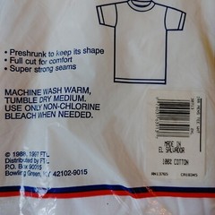 Vintage 1998 FTL Bloopers! Irregular Men’s White Tee Shirts Crew or V-Neck XXL