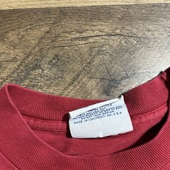 Vintage Crable University of Arkansas Mens Large L Red T Shirt Made in USA