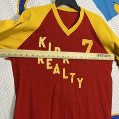 Vintage 70s Russell Athletic Tshirt Jersey Two Tone XL Durene Mesh Grunge Retro