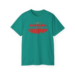 España Champion Tee | Spain soccer 2026, red typography