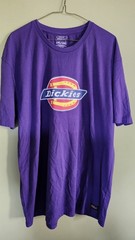 Dickies Graphic Logo Mens Purlple T Shirt. 2XL