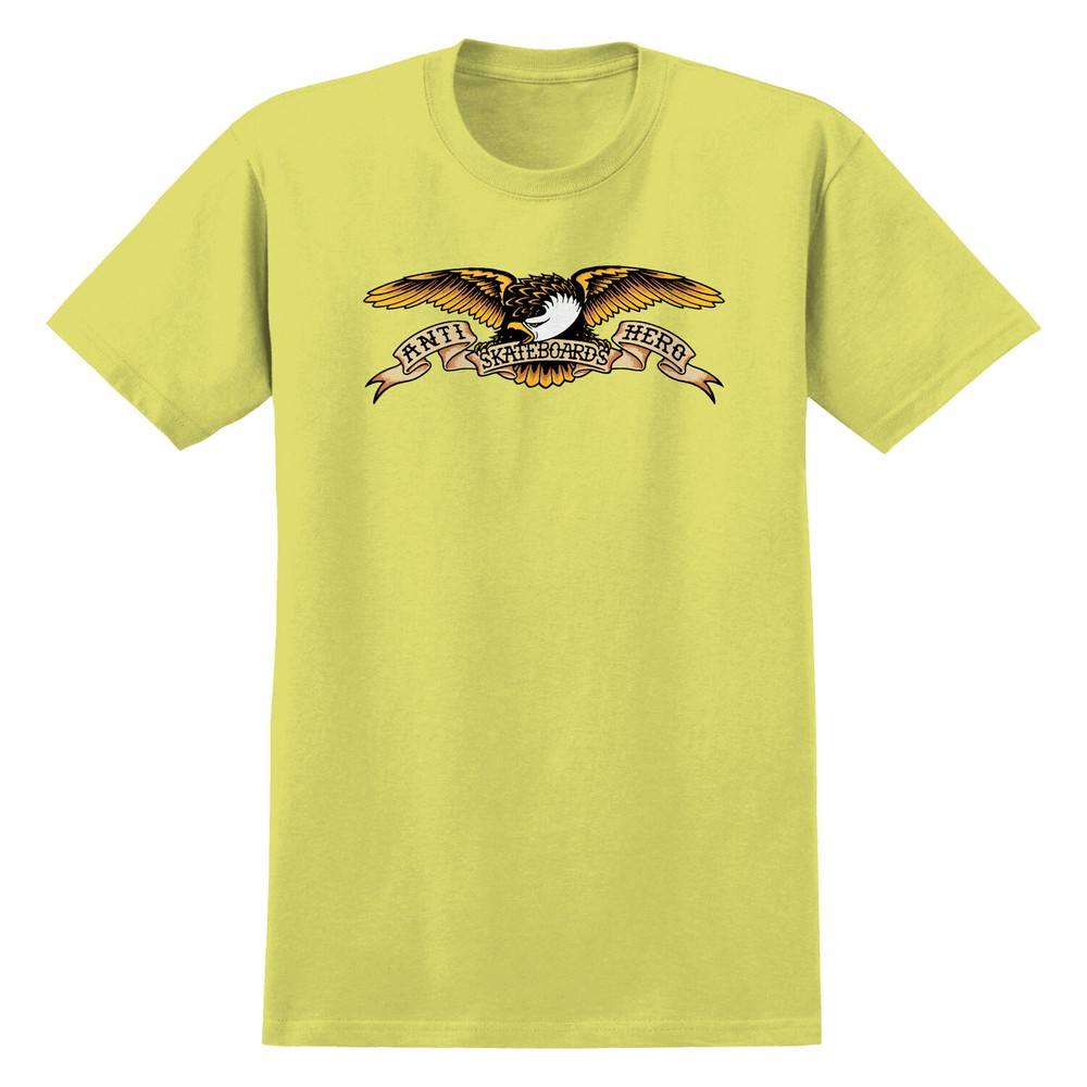 Anti Hero Skateboards Shirt Eagle Cornsilk