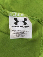 Under armour T-Shirt Mens XL Green SS Heatgear Polyester Elastane