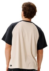Rip Curl Inner Visions Flogged Men’s Short Sleeve T-Shirt – Black / White – New