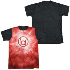 Green Lantern Red Energy Adult Halloween Costume T Shirt (Black Back), S-3XL