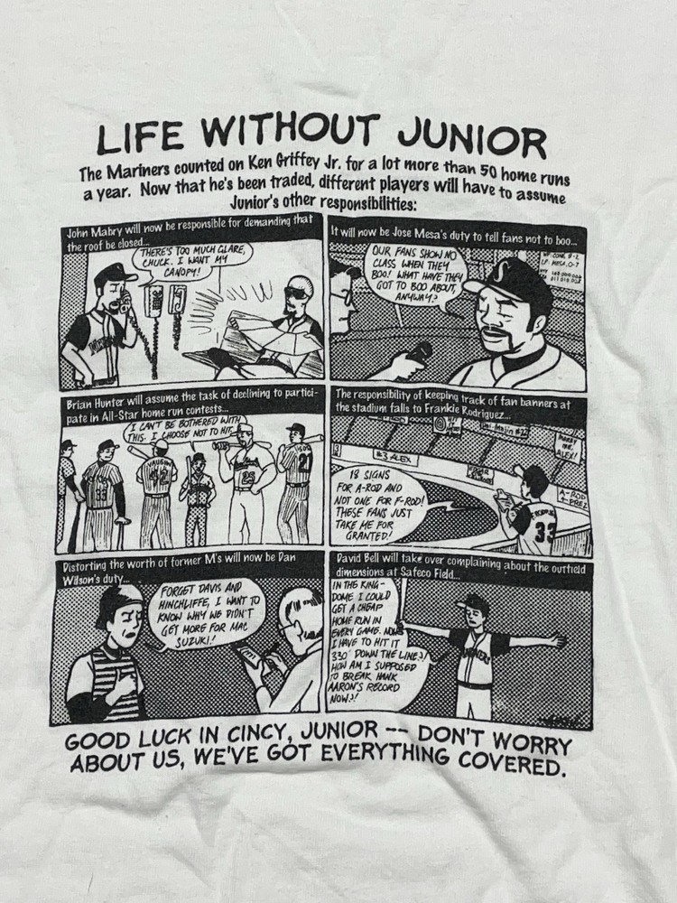 Griffey Jr Tee Shirt New Without Tags Adult Child (See Photos For Details)