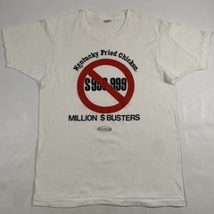 VTG 80s Kentucky Fried Chicken KFC Million Dollar Busters T-Shirt Large (Fits M)