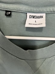 Gymshark Men’s Green Crew Neck Short Sleeve T-Shirt Size L Cotton Jersey