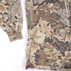 Vintage Ace Sportswear Advantage Camo Shirt Men XL Mock Neck Made In USA Gorpcoe
