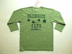 Shamrock 7-Sleeve Henry Neck T-Shirt US Cotton Wearhouse S Japan