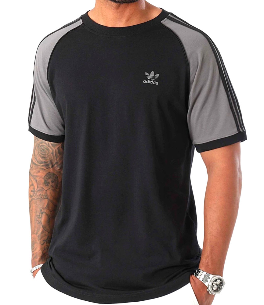 NEW MENS ADIDAS ORIGINALS 3-STRIPES CALIFORNIA TREFOIL TEE SHIRT ~2XL ~ #IW5818