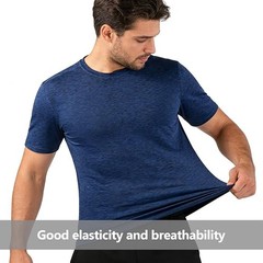 True Classic Men’s T-Shirt Short Sleeve Athletic Cut Crew Neck Basics Tee Shirt