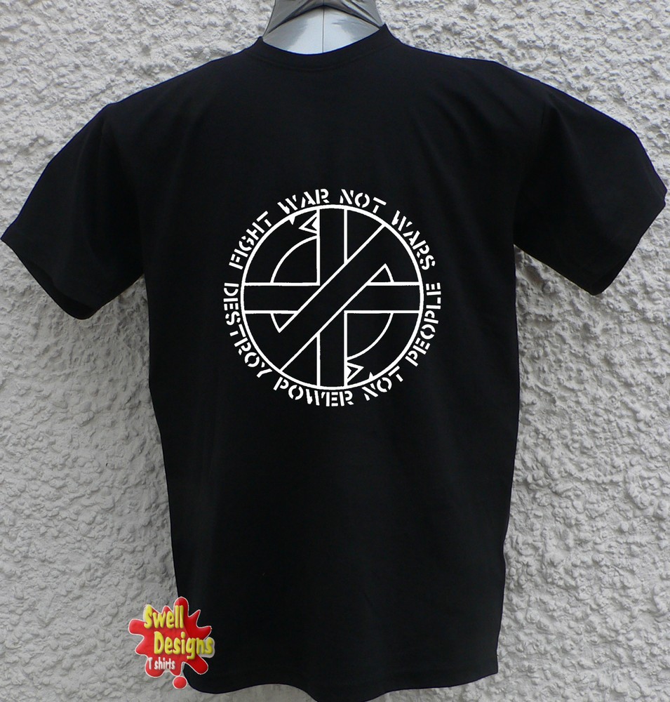 CRASS Fight War Not Wars punk rock anarchy retro T Shirt All Sizes
