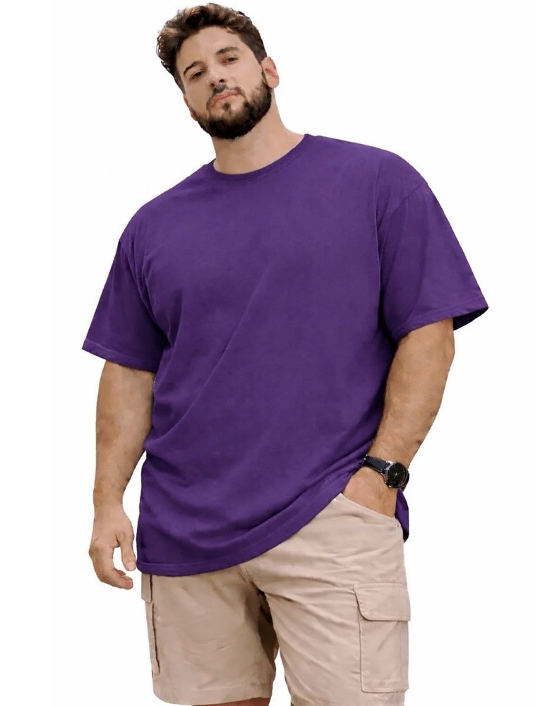 NWT Greystone Big & Tall Men’s Purple T-Shirt , 8 XL
