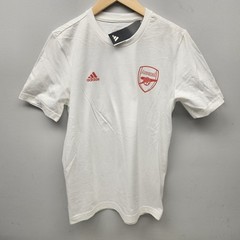 Men’s Adidas Arsenal Logo White Short Sleeve T-Shirt / IC4821 / Size Medium