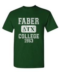 FABER COLLEGE – delta tau chi belushi house – Mens Cotton T-Shirt