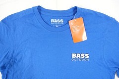 BASS OUTDOOR BLUE MEDIUM SUNSET DESERT CACTUS TEE TSHIRT MENS NWT NEW