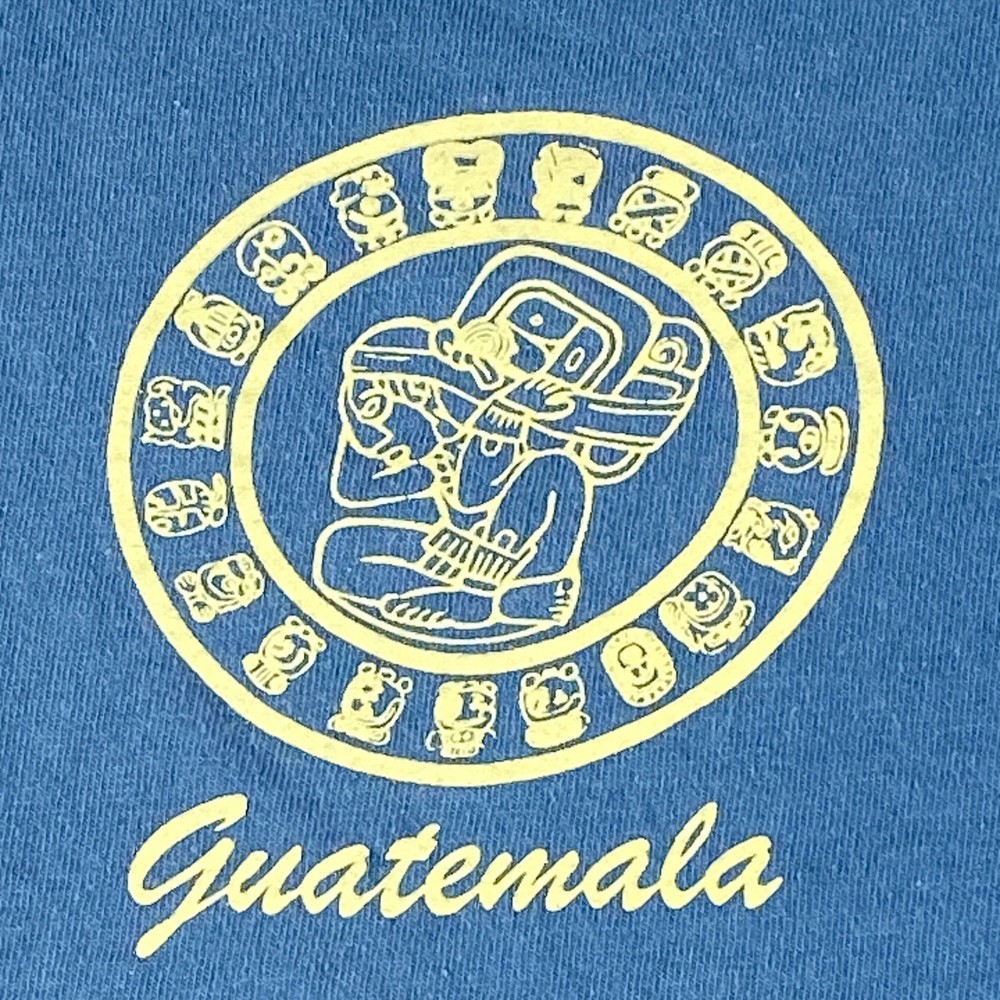 Guatemala T-Shirt El Quetzal XXXL 100% Cotton Mayan Symbols B37