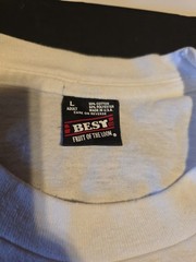 Vntg Best Northern Pacific Railway Train Shirt Mens Size Large Single Stitch USA