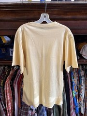 Vintage Ivy Crew Shirt Mens Medium Yellow Rowing Logo Graphic Crewneck USA