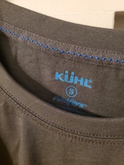 KUHL BORN IN THE MOUNTAINS TSHIRT CARBON BRAND NEW SMALL