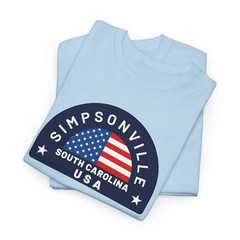 Simpsonville, South Carolina – Unisex Heavy Cotton Tee