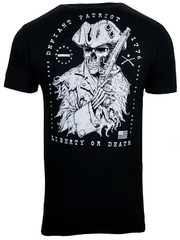 Howitzer Style Men’s T-Shirt DEFIANT PATRIOT Military Grunt Black S -5XL