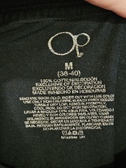 OP Ocean Pacific Y2K Graphic Tee Shirt Black Affliction Style Wings Eagle M