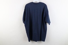 Vintage 90s Y2K Mens XL Sun Faded University of Michigan Football T-Shirt Blue