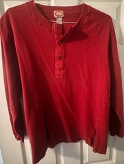VIntage Banana Republic Mill Valley Men’s L Red Long Sleeve, Yukon Shirt