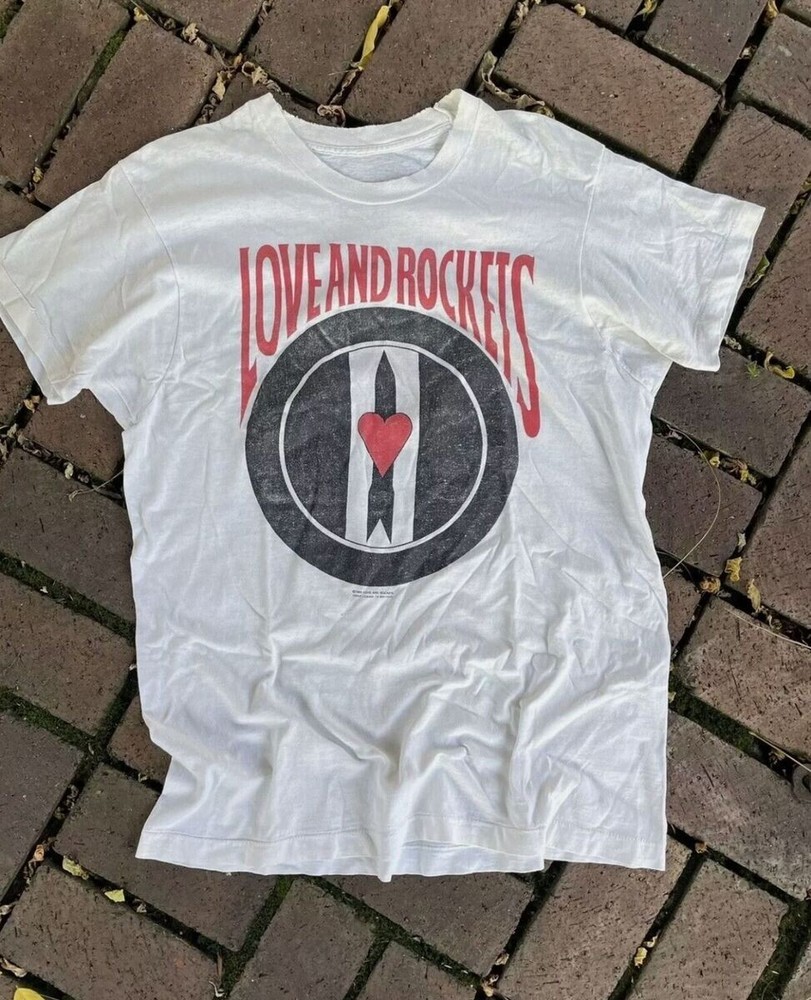 Vintage Love and Rockets Band Cotton Shirt Unisex S to 5XL