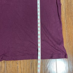 Polo Ralph Lauren Athl. Div. T-Shirt Spell Out Burgandy – Men’s Sz Large