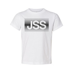 Christian Unisex Short Sleeve Graphic Tee With Halftone Logo Design For Church B