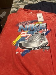 Nike Air Max97 Swoosh Racing Tie Dye Shirt Men’s Size 2XL (DR8000-657) NWT