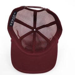 Poncho Outdoors Hat cap Mens Maroon Javelina Patch Trucker Snapback Mesh Fishing