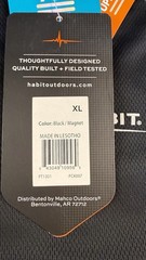 Habit Men’s Black/Gray Performance Long Sleeve Shirt Size XL