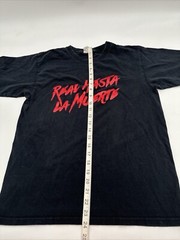Yazbek Anuel Real Hasta La Muerte T-Shirt Men Medium Spell Out..#22918