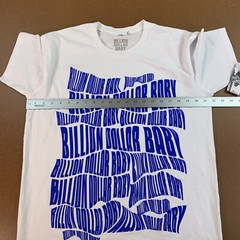 Billion Dollar Baby Men’s Size Large White Blue Logo Short Sleeve Tee NWT