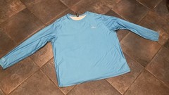 Habit Crooked Elm Graphic Tee Shirt Mens 2XL Blue Long Sleeve NWT