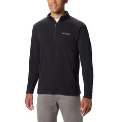 Columbia Mens Klamath Range II Half Zip Fleece Jacket, Black, 3X
