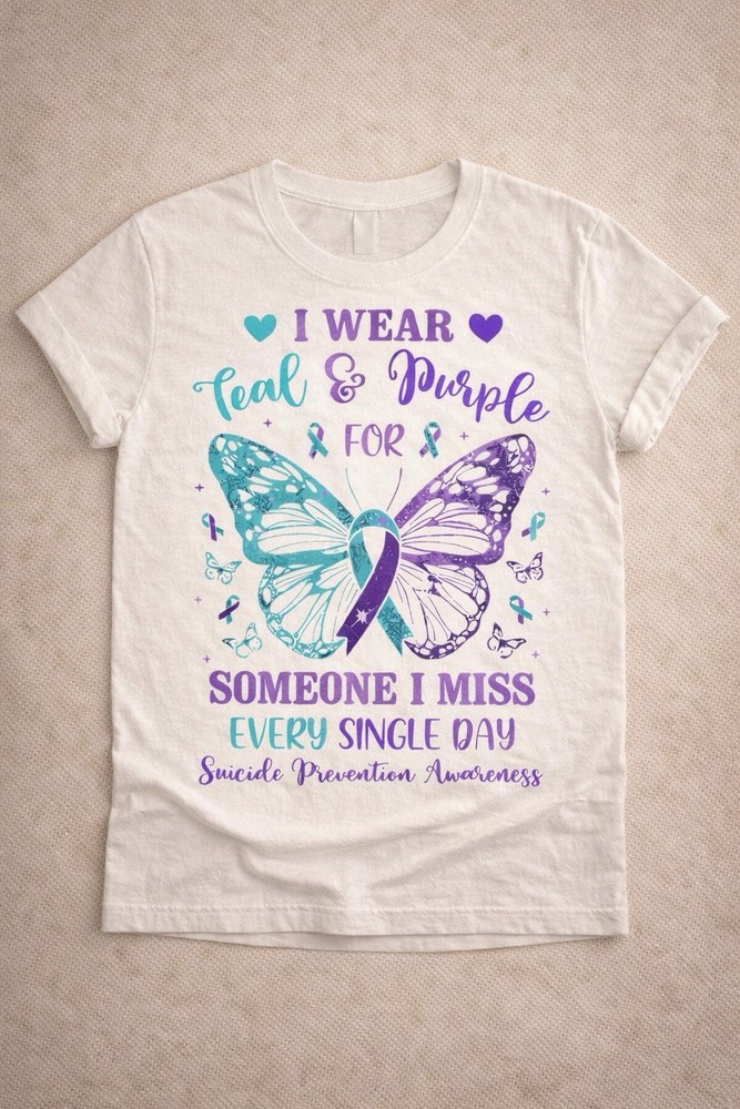 Adult Suicide Prevention T-Shirt, Various Sizes