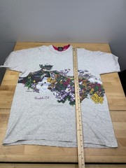 Vintage Ferndale California Nature Shirt XL Gray Double Sided 90s 12372