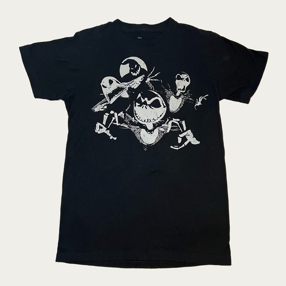 The Nightmare Before Christmas Graphic T-Shirt Men’s Small – Black