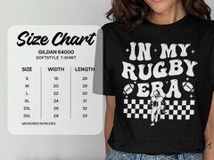 In My Rugby Era T-Shirt Funny Sports Gift for Rugby Fans Players Men Women Tee