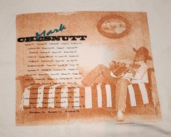 1993 Mark Chesnutt Tour Double Sided Concert T-Shirt XL Nice Cond As Pictured