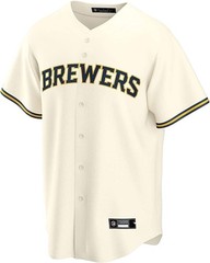 Outerstuff Youth 8-20 Christian Yelich Milwaukee Brewers #22 Cream Home…
