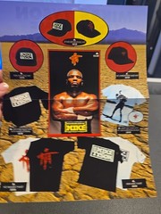 Vintage IRON Mike Tyson Single Stitch T Shirt DEAD STOCK Other Side 90s L MT HTF